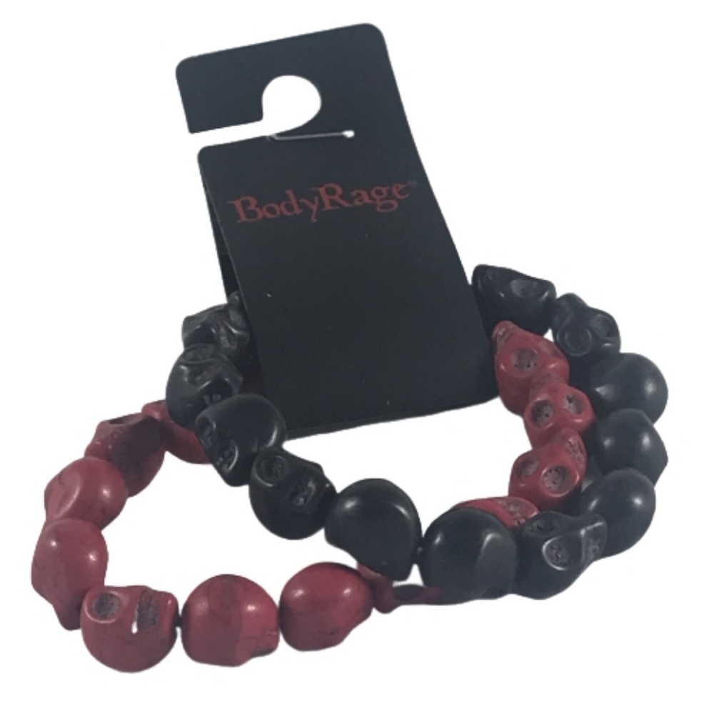 Scull body rage bracelet